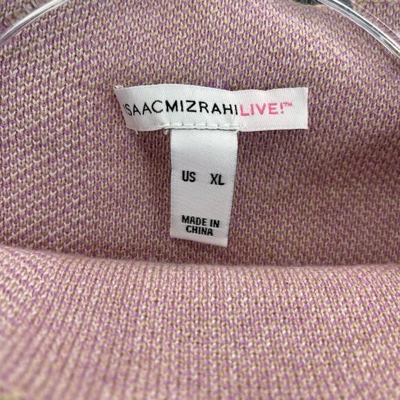 ISAAC MIZRAHI LIVE Plaid Blouse Women Size XL - Picture 4 of 12